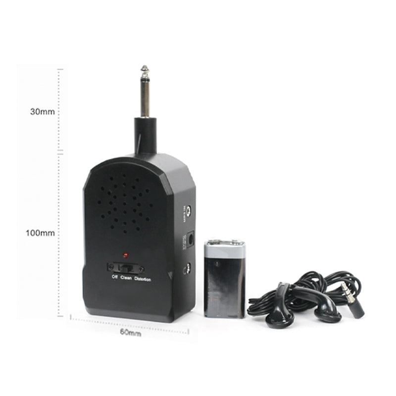 🎸Mini hordozható elektromos gitár erősítő készlet
