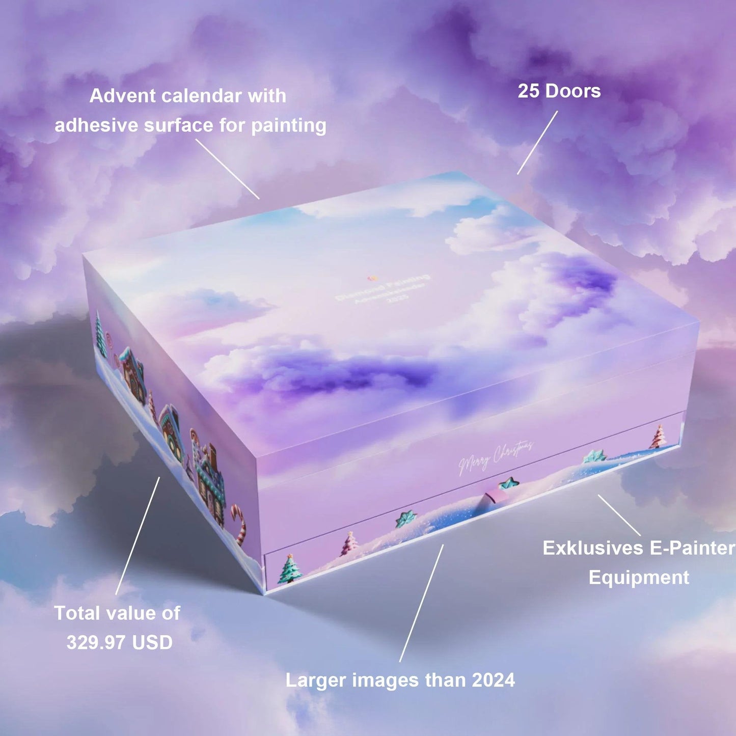 💎2025 XXL gyémántfestéses adventi naptár