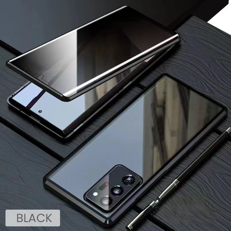 💥Mágneses edzett üveg kétoldalas telefon tok Samsung S23-S25 sorozathoz