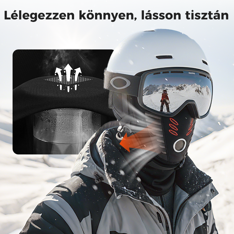 💞 Szélálló sisak téli használatra, unisex