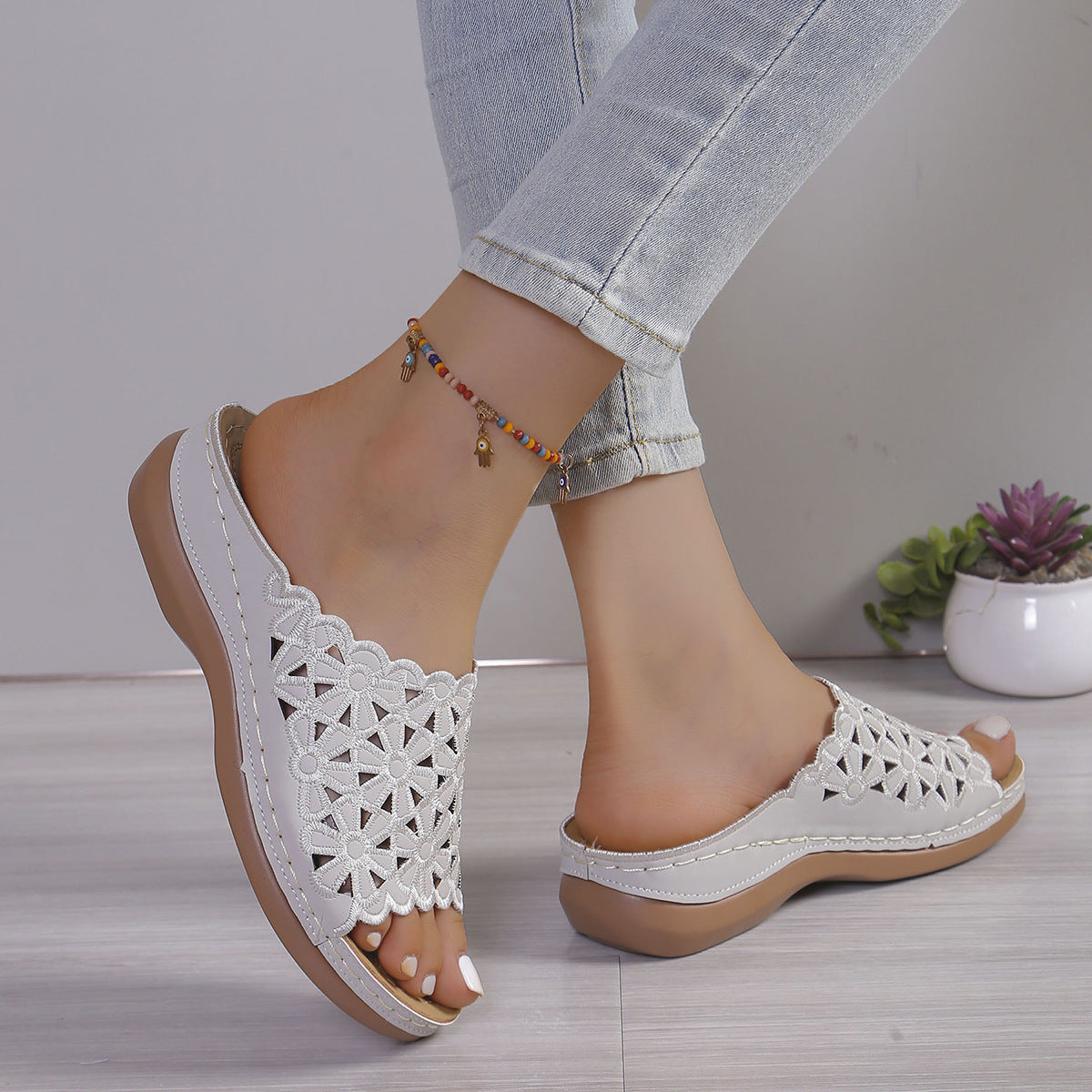 🔥Az akció utolsó napján 50% KEDVEZMÉNY - Női ortopéd szandálok kényelmes éktalppal