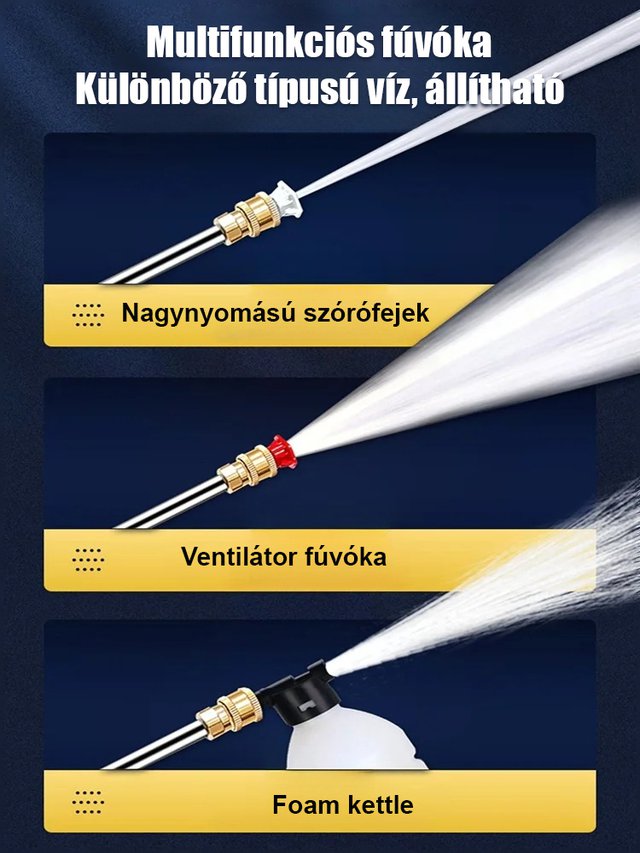 Háztartási elektromos nagynyomású autómosó pisztoly