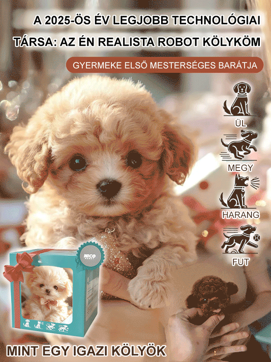 🔥Kiváló ajánlat🔥Reális plüss robot kiskutyám🐶