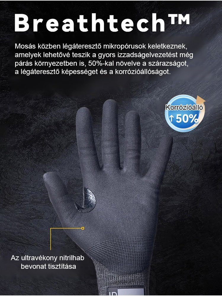 Vasverseny Mechanikus Páncél Pro Vágásálló Taktikai Kesztyű