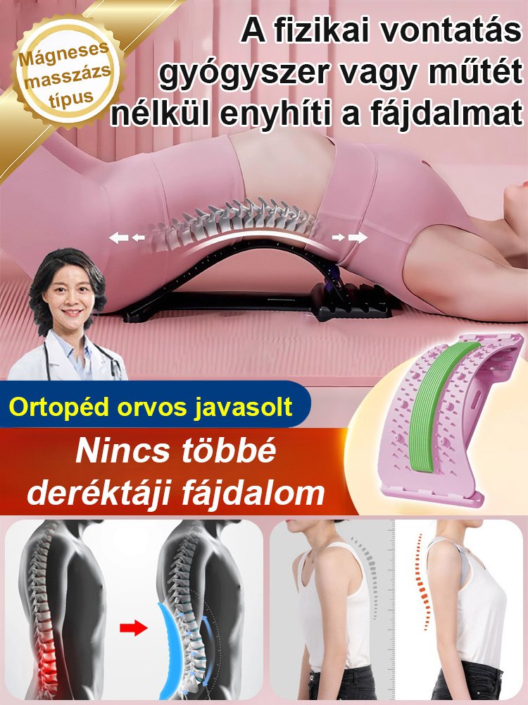 Mágneses akupunktúrás masszázs deréknyújtó készülék