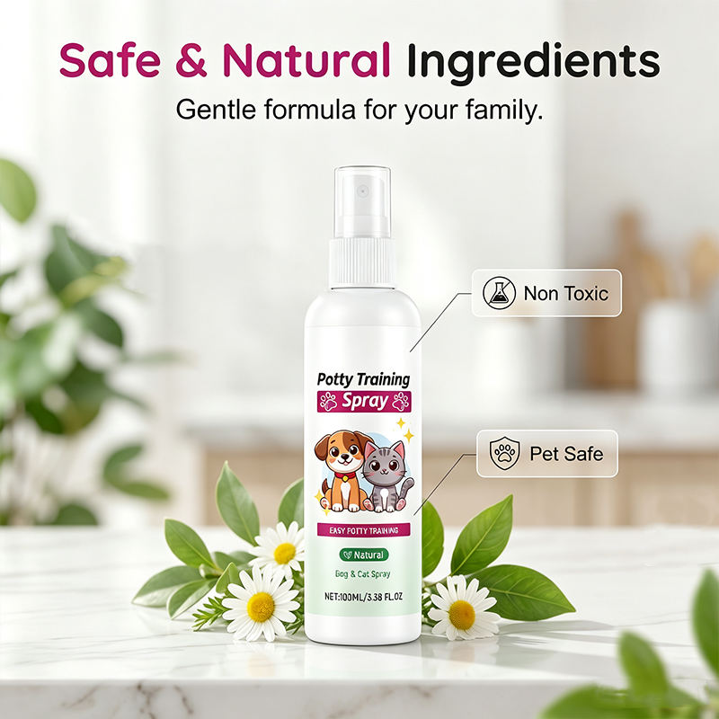 💥【KORLÁTOZOTT IDEJŰ 50% KEDVEZMÉNY】🔥 Természetes kisállat WC-spray | Növényi alapú vonzóanyagok | Feromonhatást utánzó formula | Kutyák és macskák számára