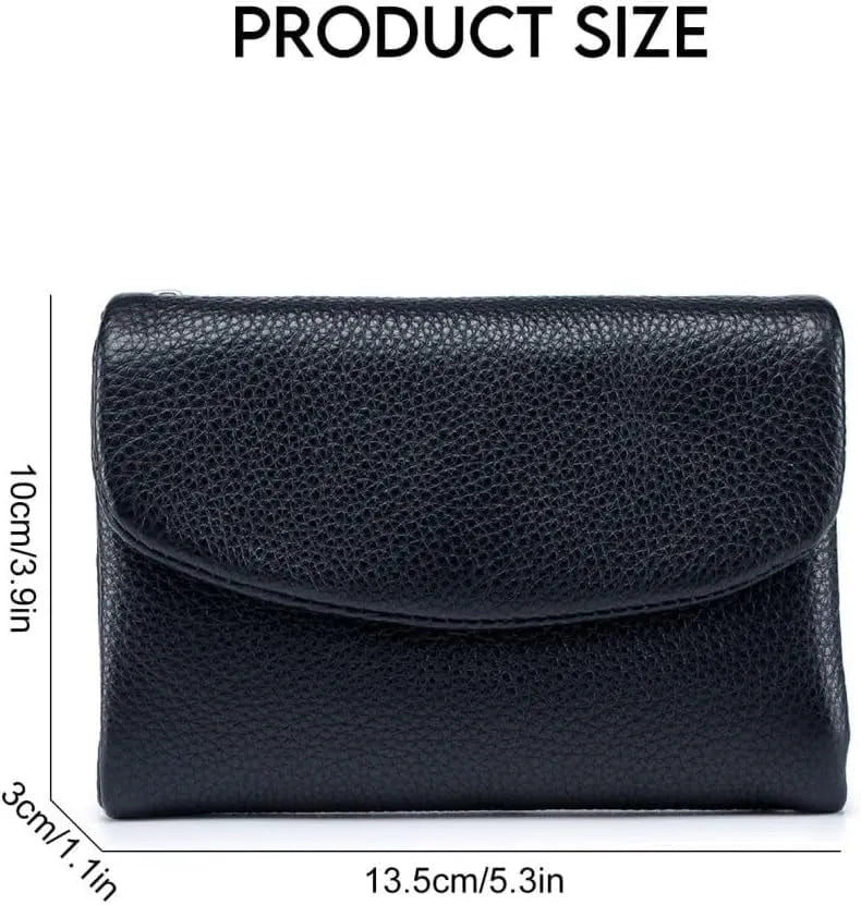 🔥⏰Unisex RFID kavicsos pénztárca valódi bőrből🔥