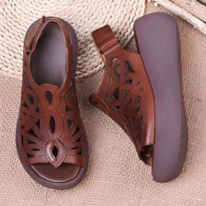 Női könnyű, lezser retró szandál