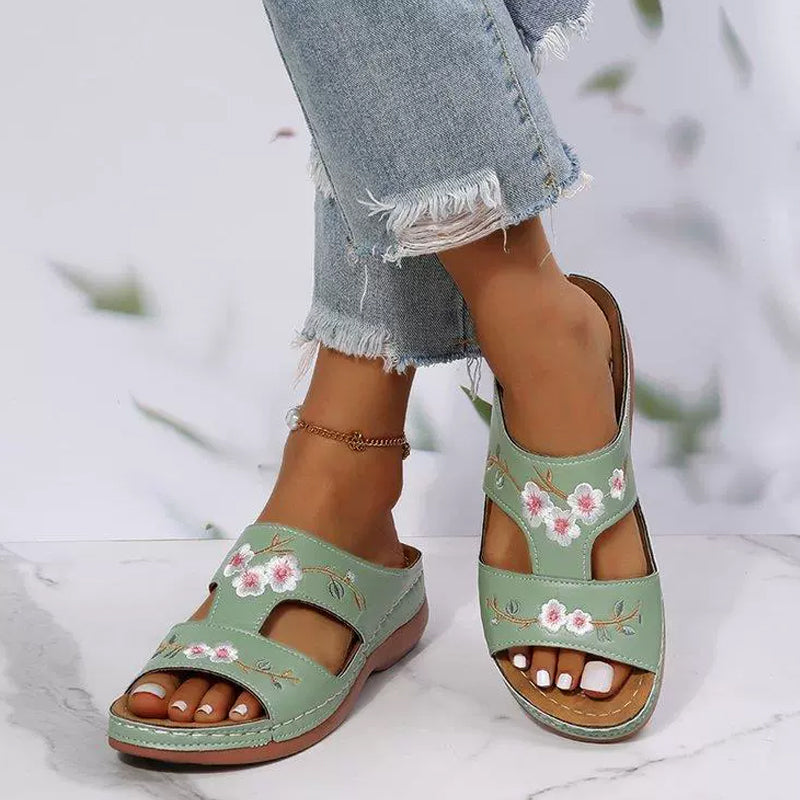 🏖️Kényelmes női, nyitott orrú platformpapucs