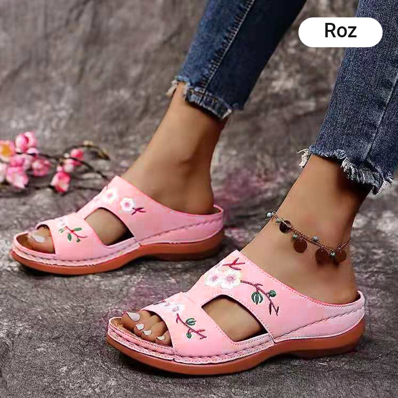 🏖️Kényelmes női, nyitott orrú platformpapucs