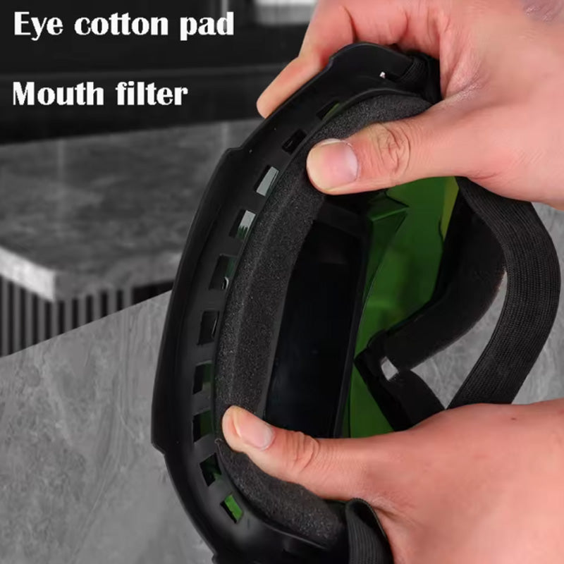 ⚡Automatikusan sötétedő teljes arcvédő hegesztőmaszk✨