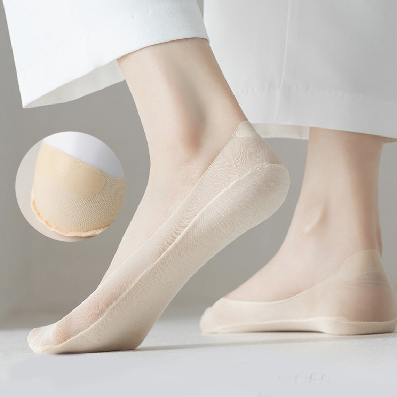 🔥Nyári Akció 🔥 Női Áttetsző Hálós, Alacsony Dekoltációjú, Láthatatlan Hálós Zokni