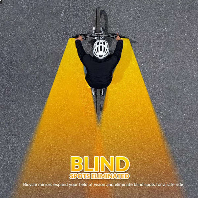 Állítható, 360 fokban forgatható kerékpár visszapillantó tükör