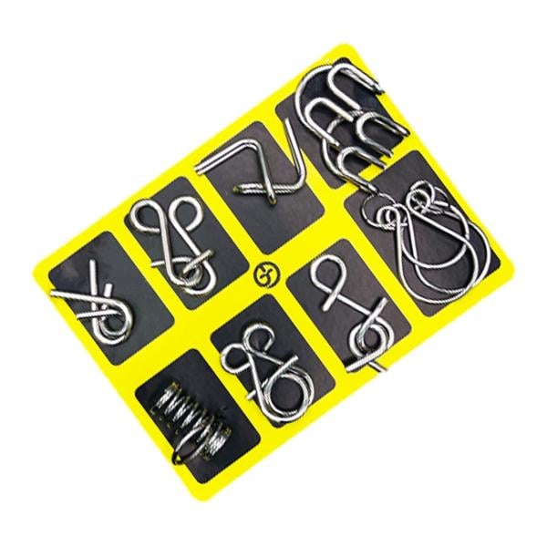 🔥Oktató jellegű intellektuális játékok IQ játékok, fém fejtörők