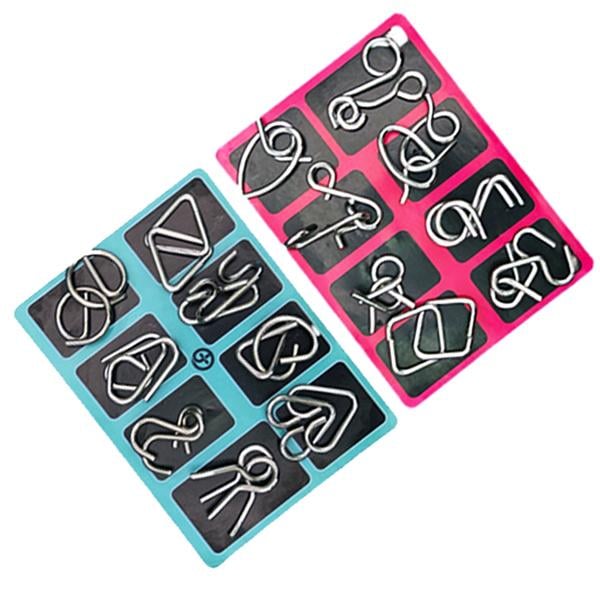 🔥Oktató jellegű intellektuális játékok IQ játékok, fém fejtörők