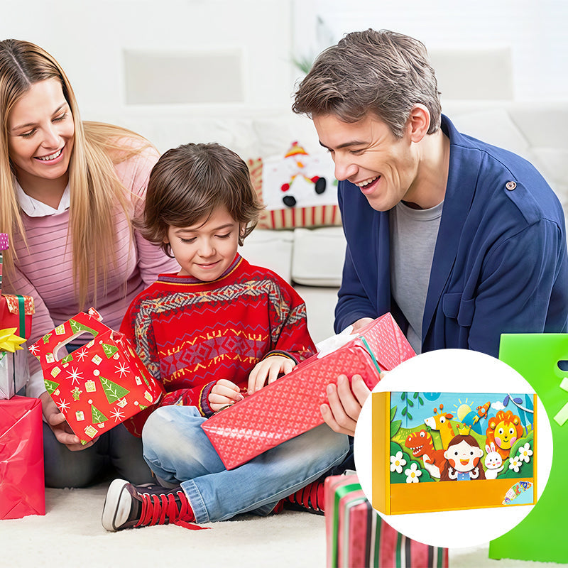 🧩🎨Gyerekek számára készült DIY 3D EVA matricás kézműves foglalkozás🎁