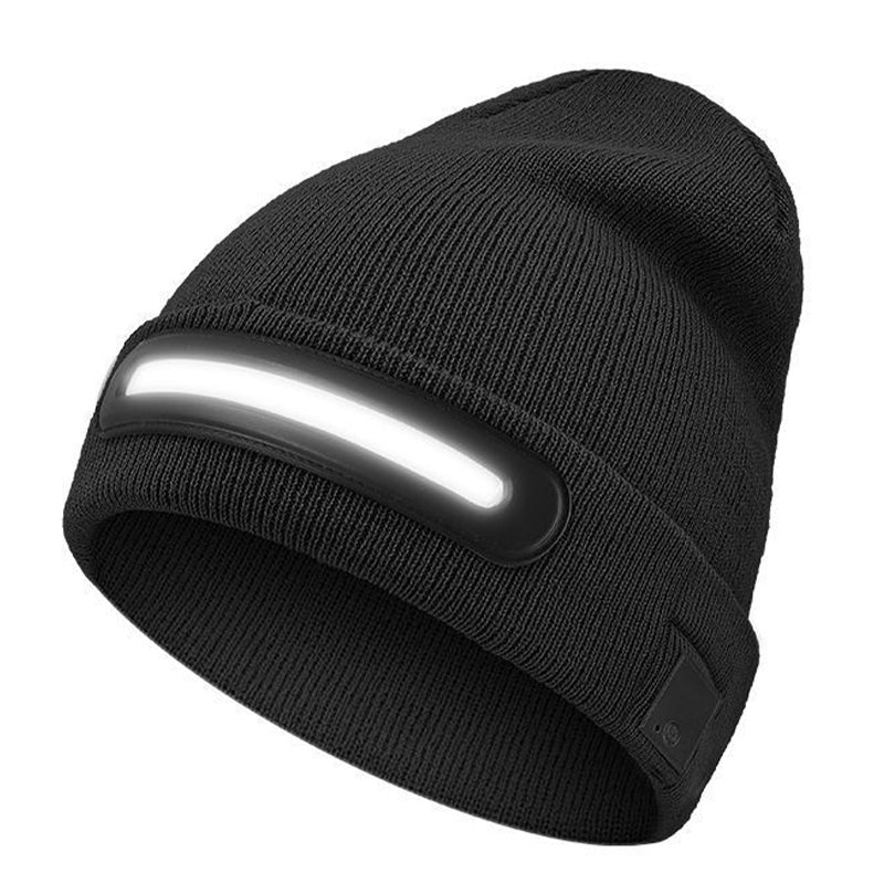 Újratölthető LED sapka Bluetooth-szal