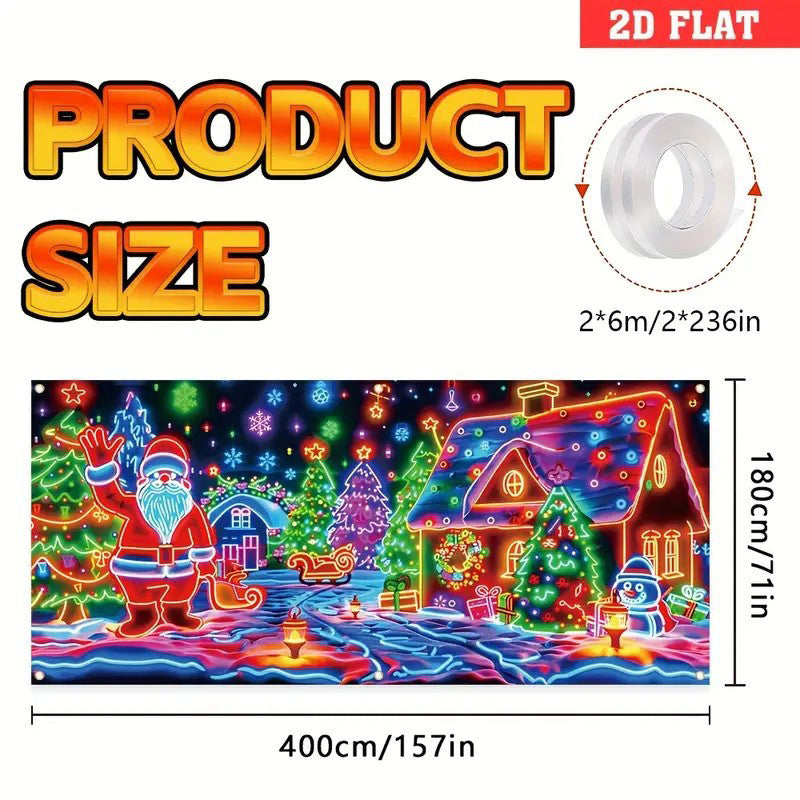🎄Ünnepi akció - 40% kedvezmény! Ünnepi garázskapu banner