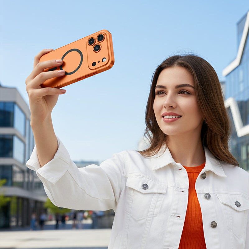 📱Mágneses fémtok iPhone 17 / 17 Pro / 17 Pro Max készülékhez